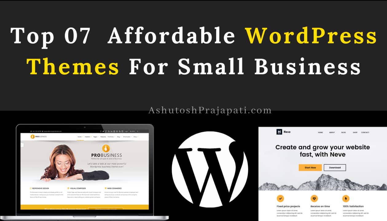 Best Affordable Wordpress Theme For Small Business