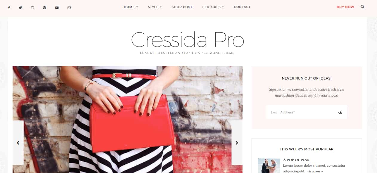 Cressida Pro Best Free WordPress Theme