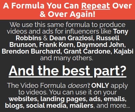 The Video Formula